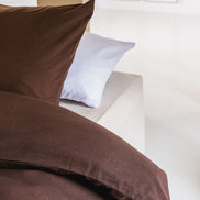Bruin beddengoed chocolade bruin Egyptisch katoen