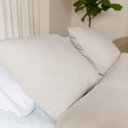 100% Egyptisch katoen 400TC dekbedovertrek beige