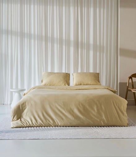 Néarr dekbedovertrek gold satin