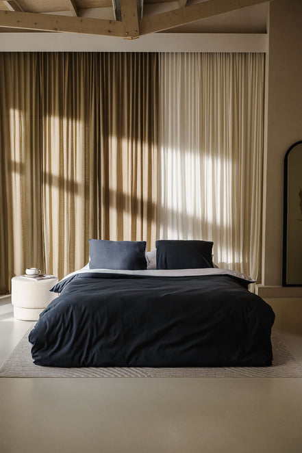slaapkamerinspiratie egyptisch katoen beddengoed